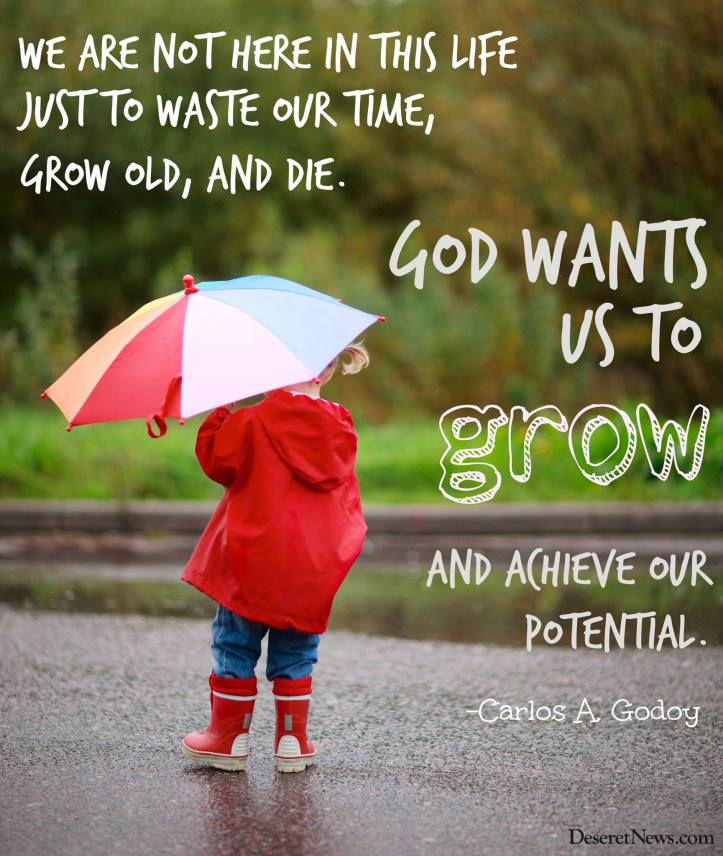 God wants us to grow