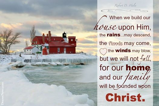 build our house on him