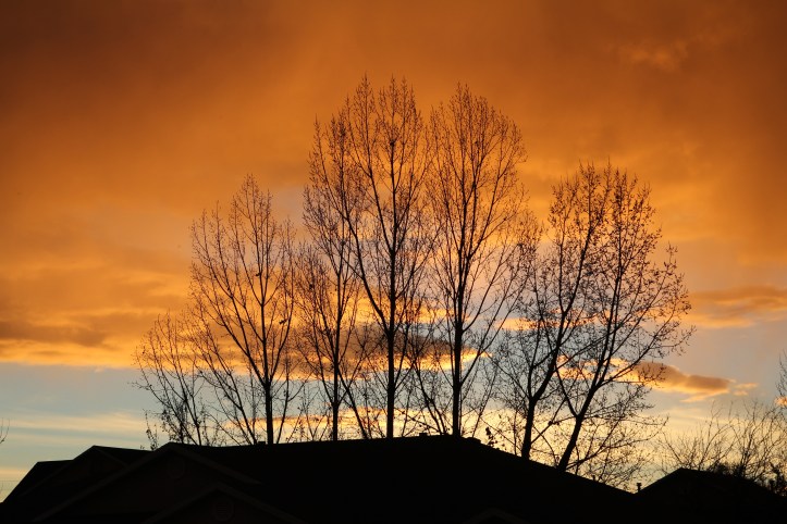 What a beautiful sunset we had tonight!