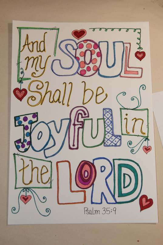And my soul shall be joyful in the Lord. Psalm 35:9